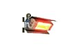 Fire Sense Indoor/Outdoor Wall-Mounted Infrared Heater, Stainless Steel