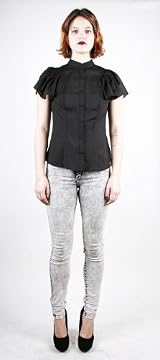 TANYA BLOUSE BLACK