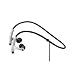 Sony MDR-AS50G Active Style Spiral Neck-Band Headphones (Silver)