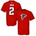 Reebok Atlanta Falcons #2 Matt Ryan Red Player T-shirt