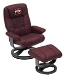 Mississippi State Bulldogs Swivel Chair with Stool