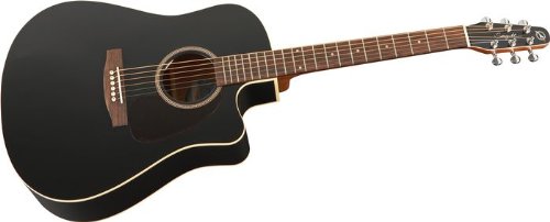 Seagull 034208 Entourage CW GT QI Acoustic Guitar- Black