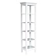 Madison Avenue Linen Tower - White