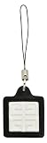 Givenchy Black and White Leather Mobile Phone Tag 69671017BK-WH