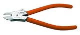 フジ矢 超硬刃付プラスチックニッパ （ラウンド刃・バネ付） 150mm 490S-150