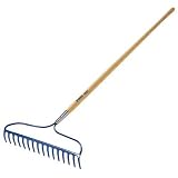 Ames True Temper Jackson Pony 16 Tine Forged Bow Rake #1886300