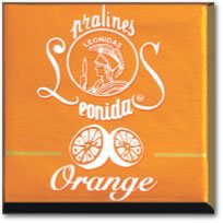 Leonidas Belgian Chocolates: 1 lb Napolitain Orange Dark Chocolate Squares