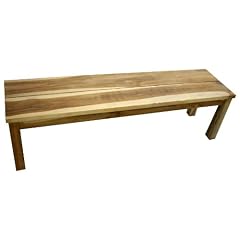 Ambientehome 62822 Bank Santos ca. 120 x 40 x 45 cm, Teakholz