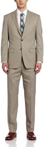 Calvin Klein Men's Stone Slim-Fit Suit