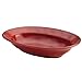 Rachael Ray Cucina Dinnerware Ceramic Serveware/Serving Platter, Oval, 12 Inch, Cranberry Red