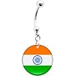 India Flag Belly Ring