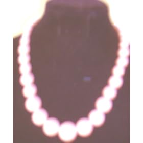 Click here to buy :Light Pink Color Graduated Cultured Pearl Choker Necklace and Matching Earrings for Women and... by Gita.