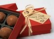 Cocoa Loco Champagne organic chocolate Truffle Decadence gift box - twelve truffles