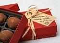 Cocoa Loco Champagne organic chocolate Truffle Decadence gift box - twelve truffles
