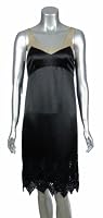 Lbd Laundry By Design Silk Tank Dress Black Beige 6 on Wholesale Rates