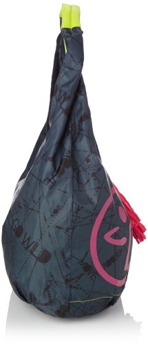 Zumba Fitness Fringetastic Tassel Satchel Bag, Dark N Dirty Slate, One Size