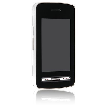 Crystal Clear Transparent Snap-On Cover Hard Case Cell Phone Protector with Touchable Screen Protector for LG Vu / CU920 / CU915