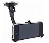 iPhone 3GS and 3G Holder Stand for Car and Desk use with Suction Cup and Flexible Neck (360 Degree Rotateable)
