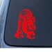 Search : R2-D2 - Star Wars R2D2 - Car, Truck, Notebook, Vinyl Decal Sticker #1165 | Vinyl Color: Red