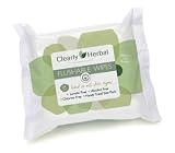 Clearly Herbal Flushable Wipes 24's
