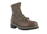 Eurostar Men's Logger Work Boot Brown/Brown