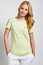 Short Sleeve Pima Cotton Pencil Striped Crewneck T-Shirt
