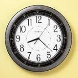 13 Diameter Showtime Wall Clock, Hammered Charcoal Base (MIL625168)