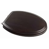 Buy American Standard 5314.110.339 Elongated Boulevard Wood Toilet Seat with EverClean... by American Standard