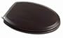 American Standard 5314.295.339 Elongated Boulevard Wood Toilet Seat with EverClean Surface and Slow-Close Hinges (Satin Nickel)