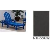 Long Island Chaise Lounge - Mahogany (Mahogany) (38H x 26.50W x 76D)