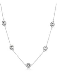 Sterling Silver Swarovski Zirconia by the Yard Necklace