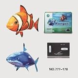 Air Ranger Remote Controlled Swimmers Flying Clownfish and Shark Toy (Set of 2)