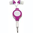 ARTDIO KY-1103PINK Retractable Earbuds (Pink)