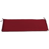 AUFLAGE FÜR BANK 2-SITZER 110 x 45 CM - BORDEAUX