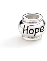 Hope Expression Charm in Silver for 3mm Charm Bracelets