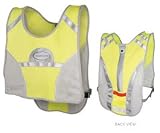 Nathan L.E.D. Cyclist Reflective Vest (Neon Yellow/Grey)