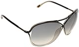 Tom Ford Women's 0184 Vicky Black To Grey Frame/Grey Gradient Lens Metal Sunglasses