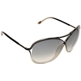 Click here to buy Tom Ford Ladies 0184 Vicky Black To Grey Frame Grey Gradient Lens Metal Sunglasses by Tom Ford.