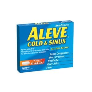 Aleve-D Non Drowsy Sinus & Cold All Day Relief Caplets - 20 ea