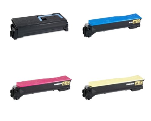 Kyocera Part # TK-562K TK-562C TK-562M TK-562Y OEM Toner Cartridge Set