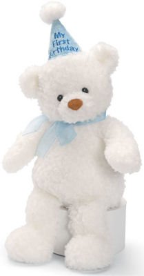 Buy My First Birthday Blue Musical Teddy Bear