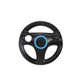 Round Black Steering Wheel Controller for Wii Remote - Wii Tool Accessory Top QualitY --Bargain Universe--