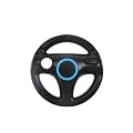 Round Black Steering Wheel Controller for Wii Remote - Wii Tool Accessory Top QualitY --Bargain Universe--