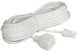 BTL20 Telephone extension lead, 20m - bulk