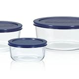 Pyrex Storage Plus 6 Piece Set Round Containers