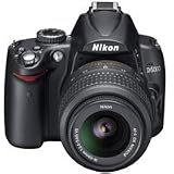 Nikon D5000 DX-Format 12.3 Megapixel Digital SLR Camera Kit - Refurbished - by Nikon U.S.A. with Nikon 18mm - 55mm f/3.5-5.6G AF-S DX (VR) Vibration Reduction Wide Angle Autofocus Zoom Lens, - Refurbished - by Nikon U.S.A.