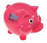 Learning Journey Glitter Pink Pig E Bank with LCD Display