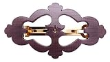 France Luxe Victorian Barrette - Organdy Purple