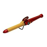CHI Air  Texture Tourmaline Ceramic Curling Iron, Fire Red, 1 Inch