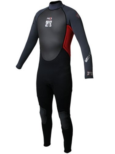 Body Glove Men's Pro 3 Full Wetsuit, Medium/Large
